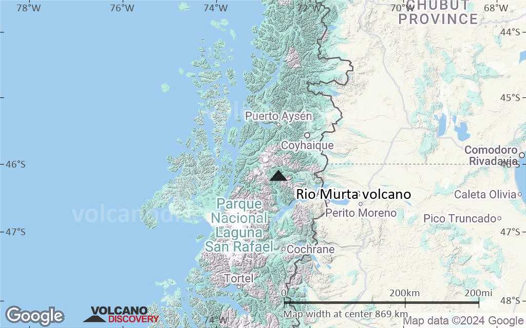 Terrain-type map of Rio Murta volcano (region scale small)