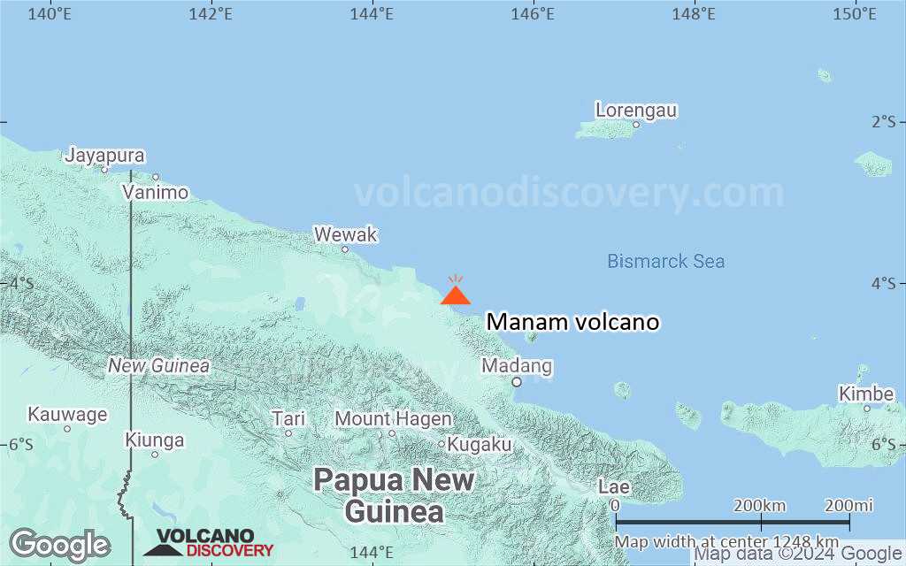 Terrain-type map of Manam volcano (region scale small)