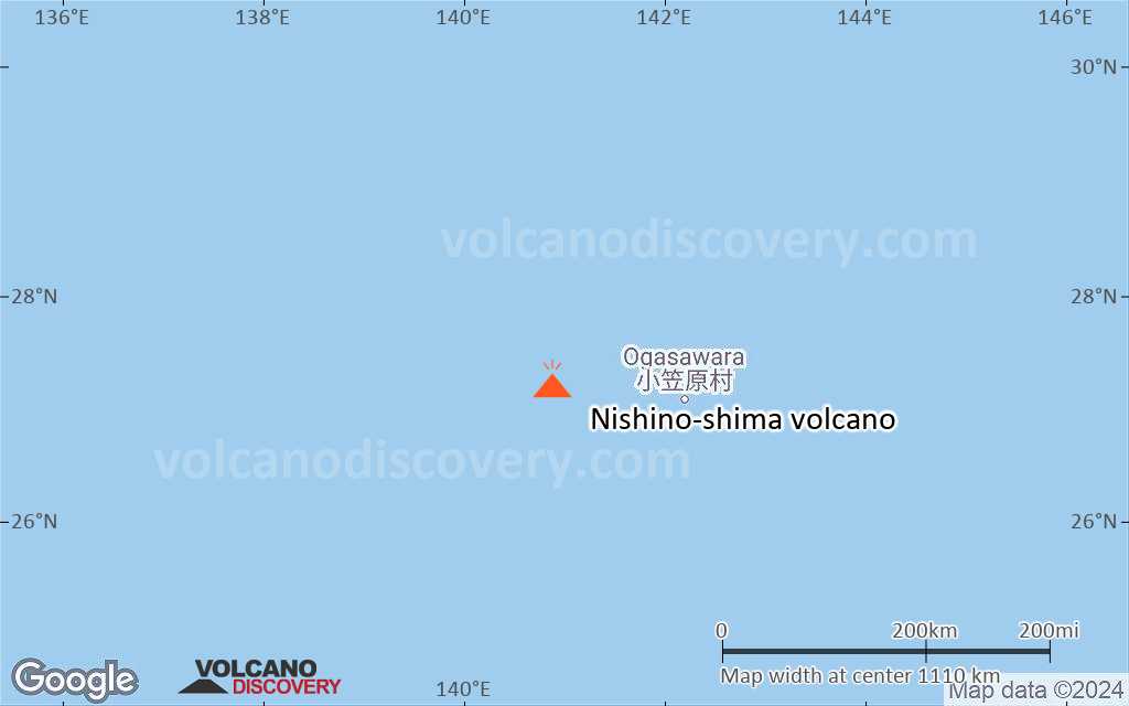 Terrain-type map of Nishino-shima volcano (region scale small)