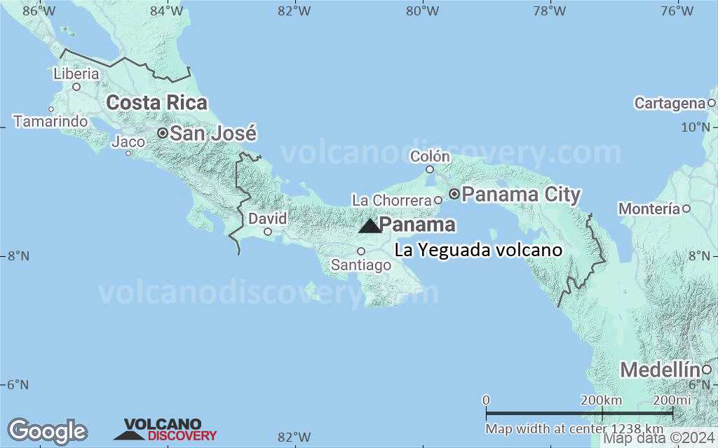 Terrain-type map of La Yeguada volcano (region scale small)