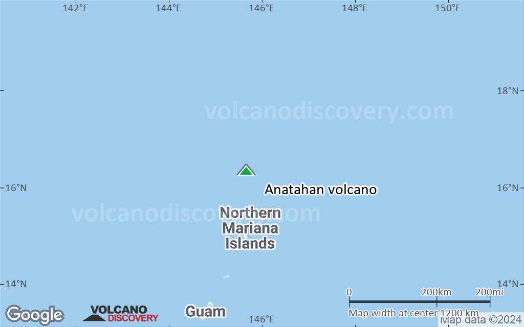 Terrain-type map of Anatahan volcano (region scale small)