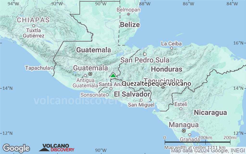 Terrain-type map of Quezaltepeque volcano (region scale small)