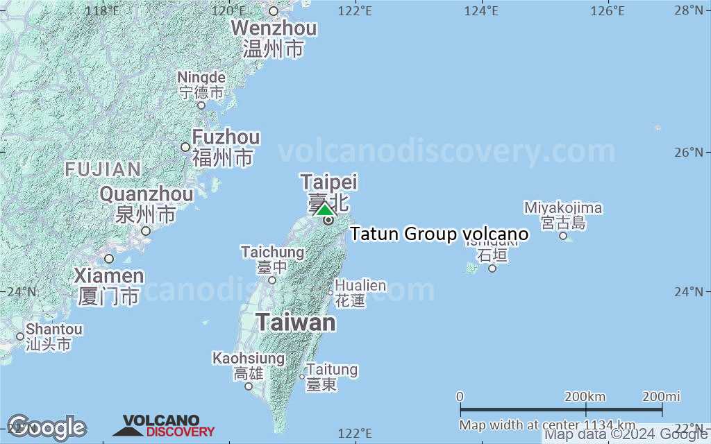 Terrain-type map of Tatun Group volcano (region scale small)