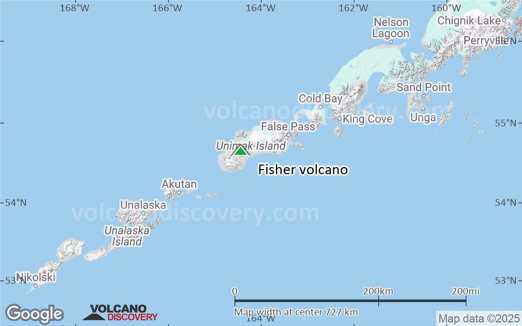 Terrain-type map of Fisher volcano (region scale small)