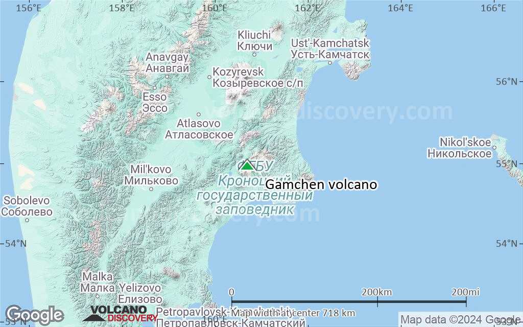 Terrain-type map of Gamchen volcano (region scale small)
