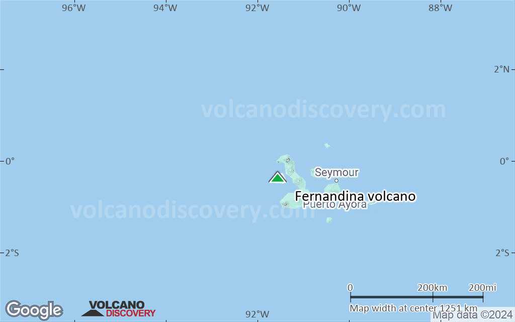 Terrain-type map of Fernandina volcano (region scale small)