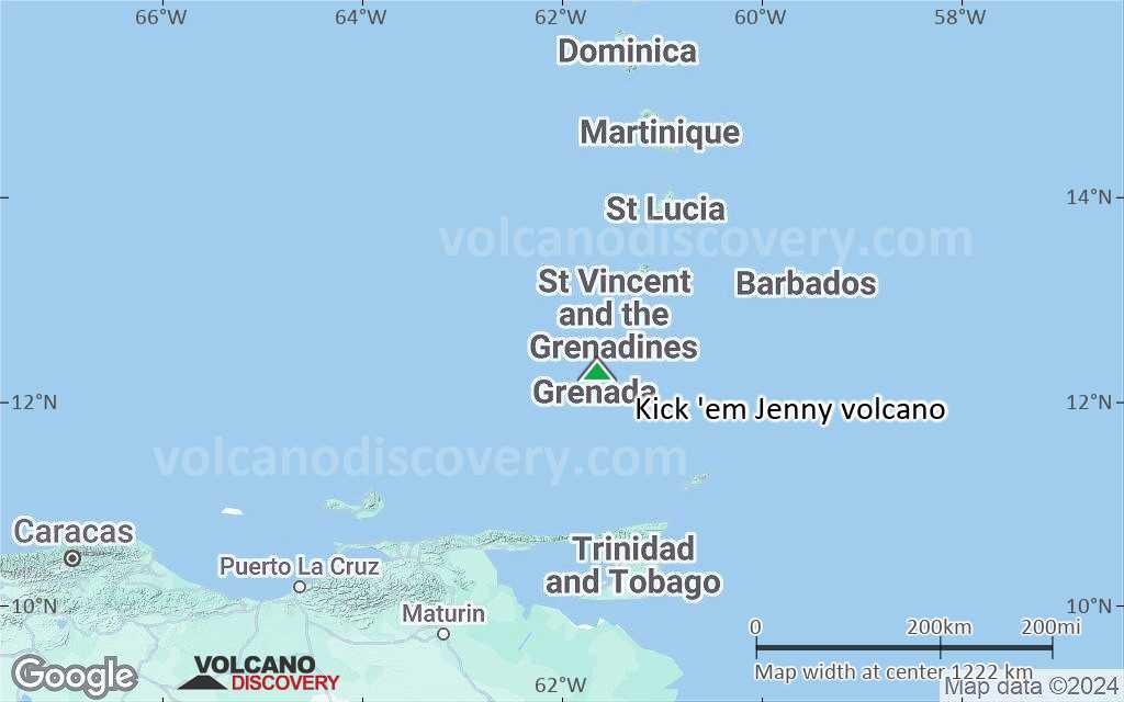 Terrain-type map of Kick 'em Jenny volcano (region scale small)