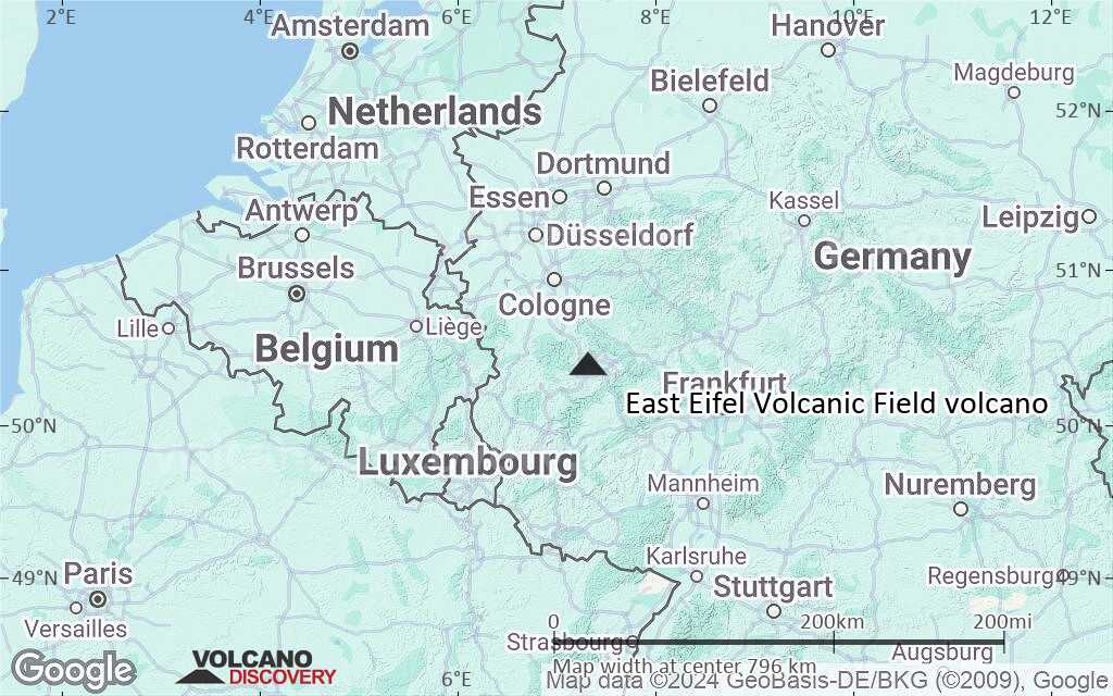 Terrain-type map of East Eifel Volcanic Field volcano (region scale small)