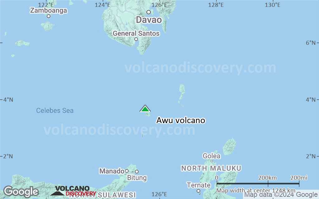 Terrain-type map of Awu volcano (region scale small)