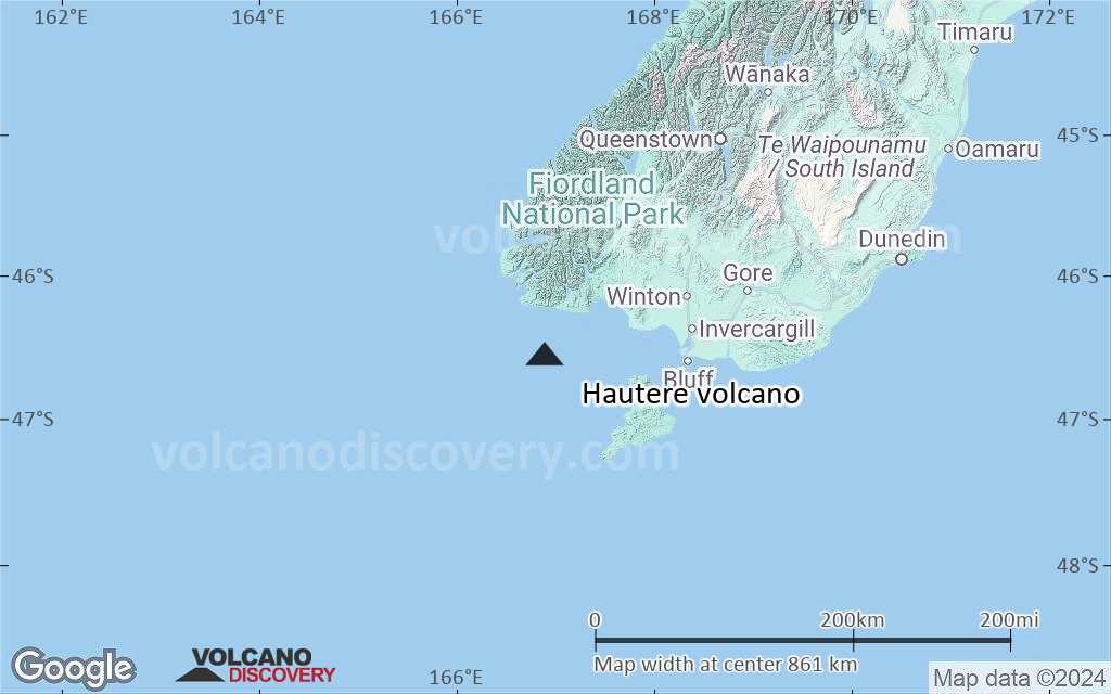 Terrain-type map of Hautere volcano (region scale small)