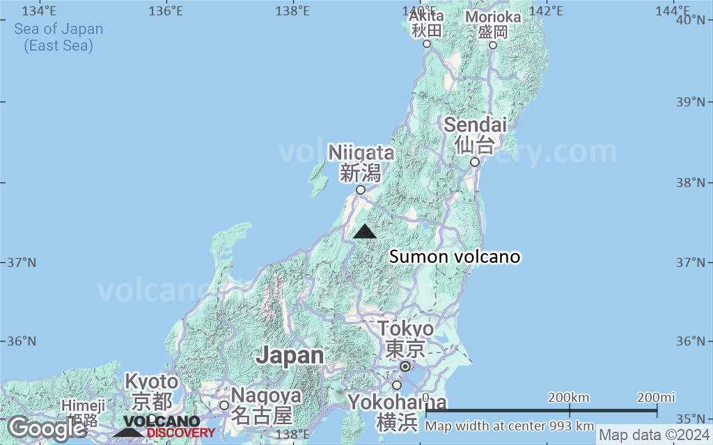 Terrain-type map of Sumon volcano (region scale small)