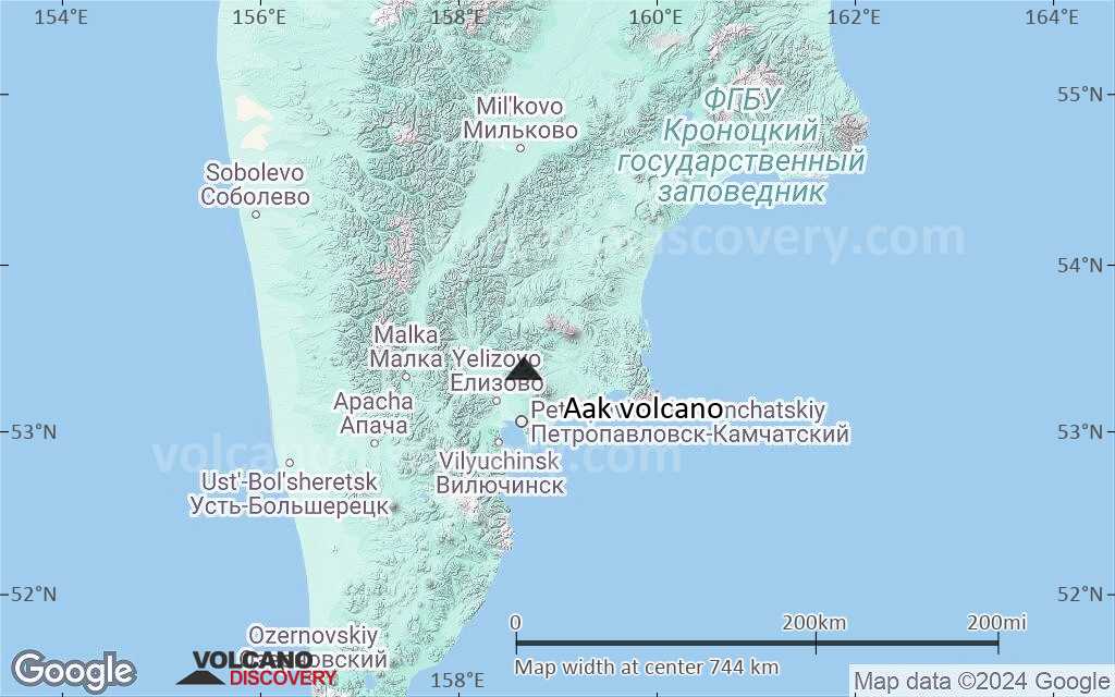 Terrain-type map of Aak volcano (region scale small)