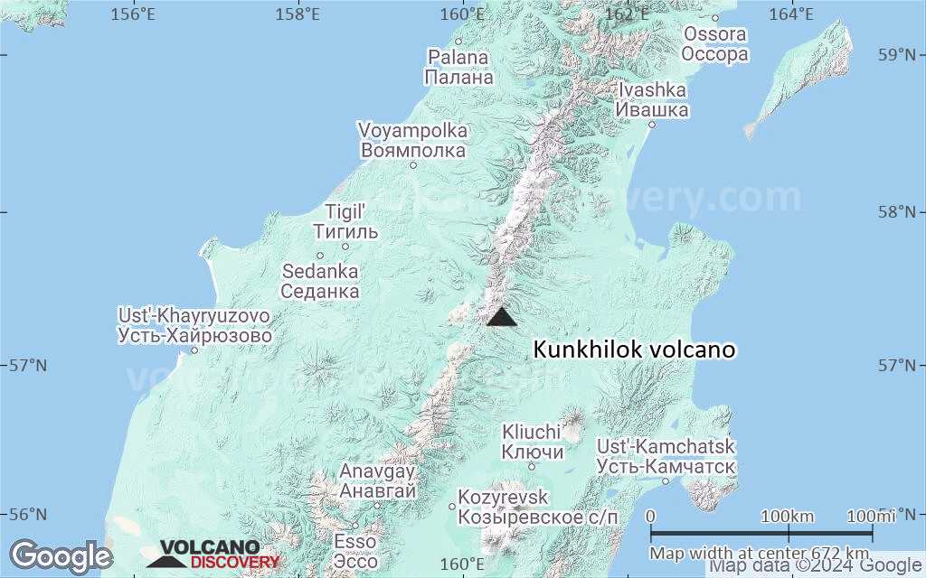 Terrain-type map of Kunkhilok volcano (region scale small)