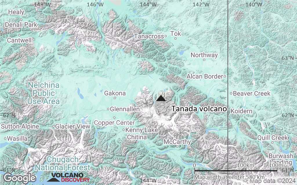 Terrain-type map of Tanada volcano (region scale small)