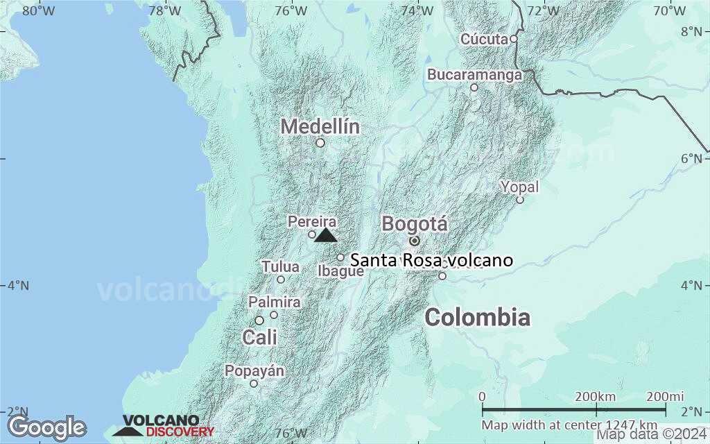 Terrain-type map of Santa Rosa volcano (region scale small)