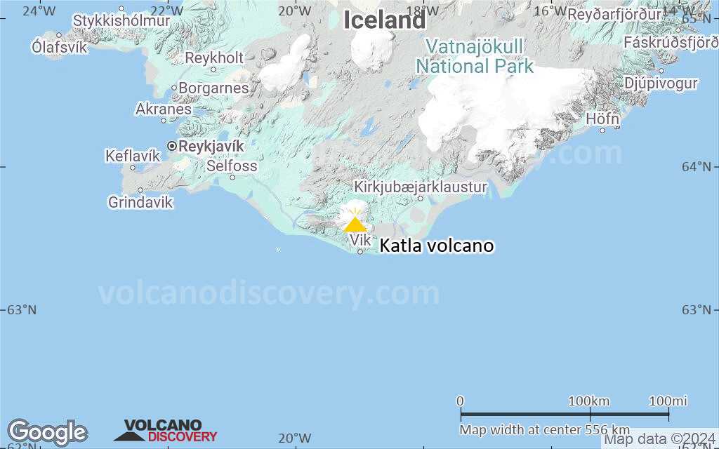 Terrain-type map of Katla volcano (region scale small)