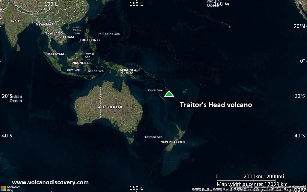 Satellite/aerial-type map of Traitor's Head volcano (world scale)