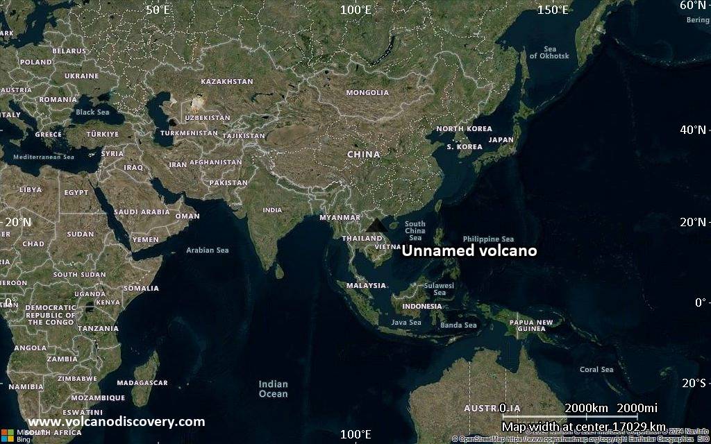 Unnamed Unnamed 19.32°N / 105.53°E volcano (Vietnam) facts & information ...