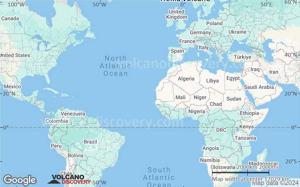Terrain-type map of Hekla volcano (world scale)