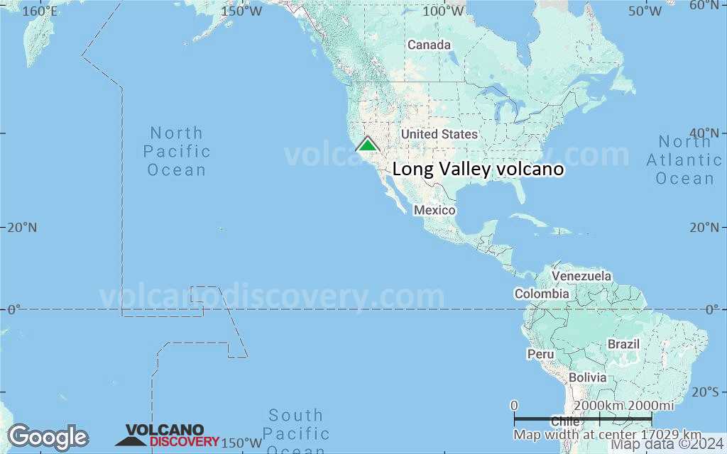 Terrain-type map of Long Valley volcano (world scale)
