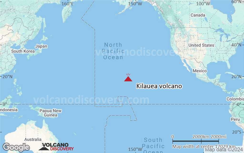 Terrain-type map of Kilauea volcano (world scale)
