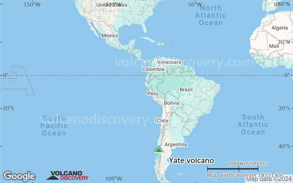 Terrain-type map of Yate volcano (world scale)