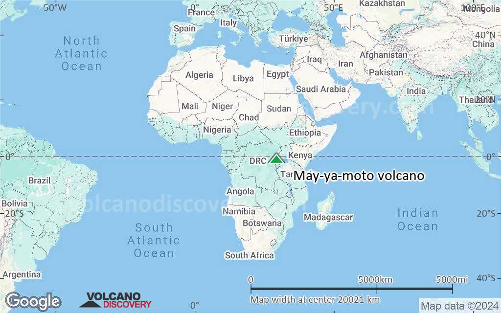 Terrain-type map of May-ya-moto volcano (world scale)