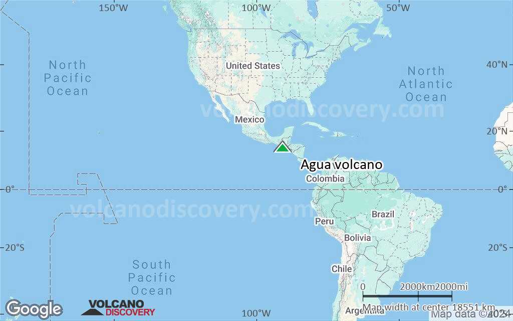 Terrain-type map of Agua volcano (world scale)