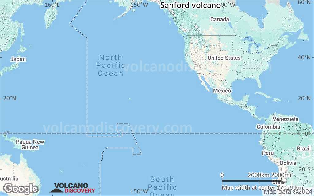 Terrain-type map of Sanford volcano (world scale)
