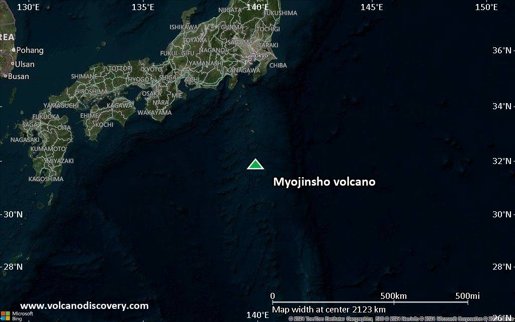 Myojinsho (Bayonnaise Rocks) Volcano, Izu Islands (Japan) - Facts ...