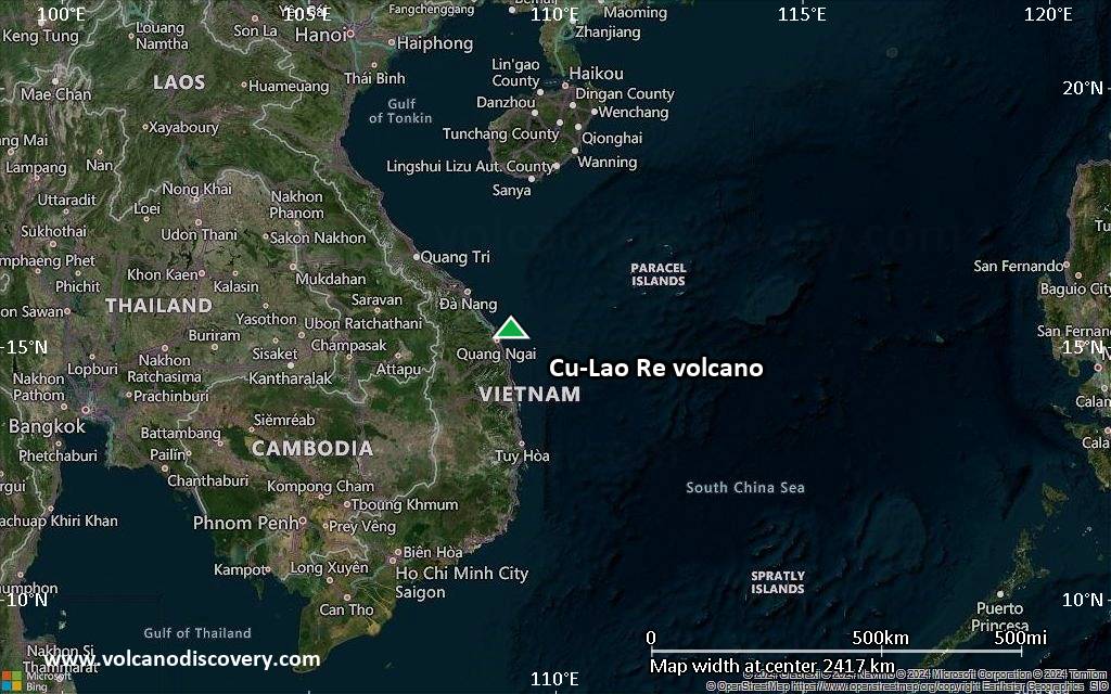 Cu-Lao Re Volcano, Vietnam - facts & information | VolcanoDiscovery