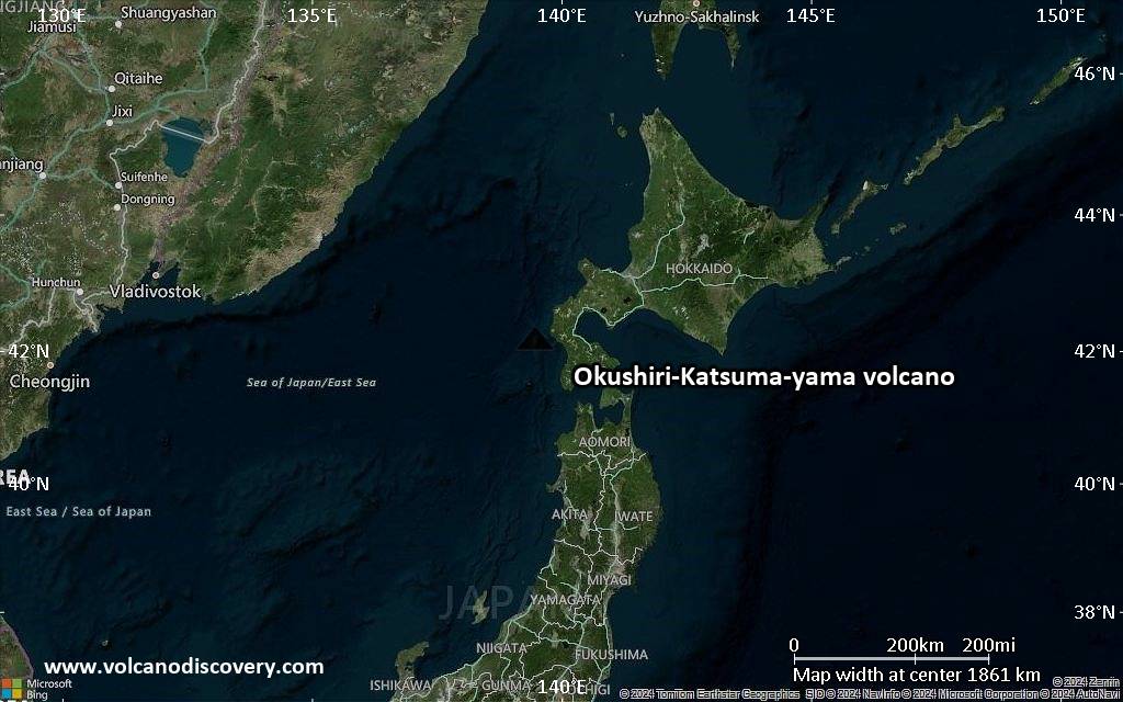 Small Scale Map Types Okushiri-Katsuma-yama Volcano, Hokkaido, Japan: Facts & Information ...