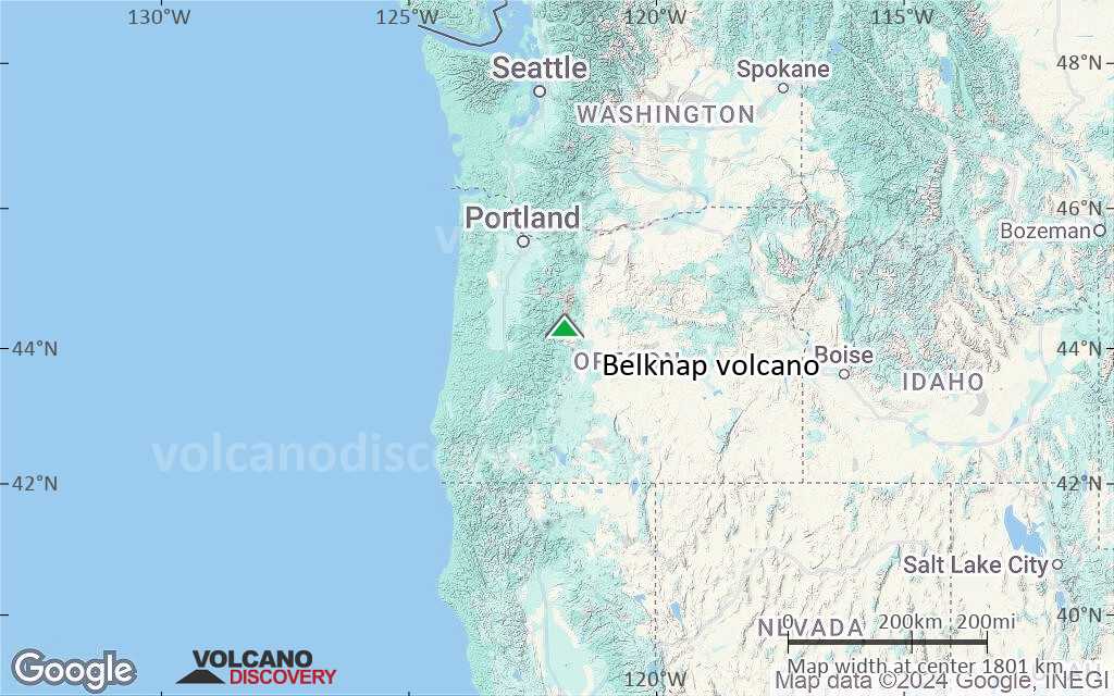 Terrain-type map of Belknap volcano (region scale medium)