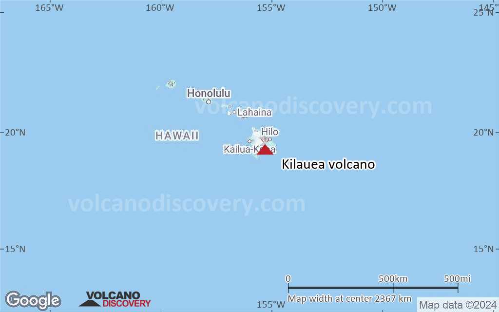 Terrain-type map of Kilauea volcano (region scale medium)