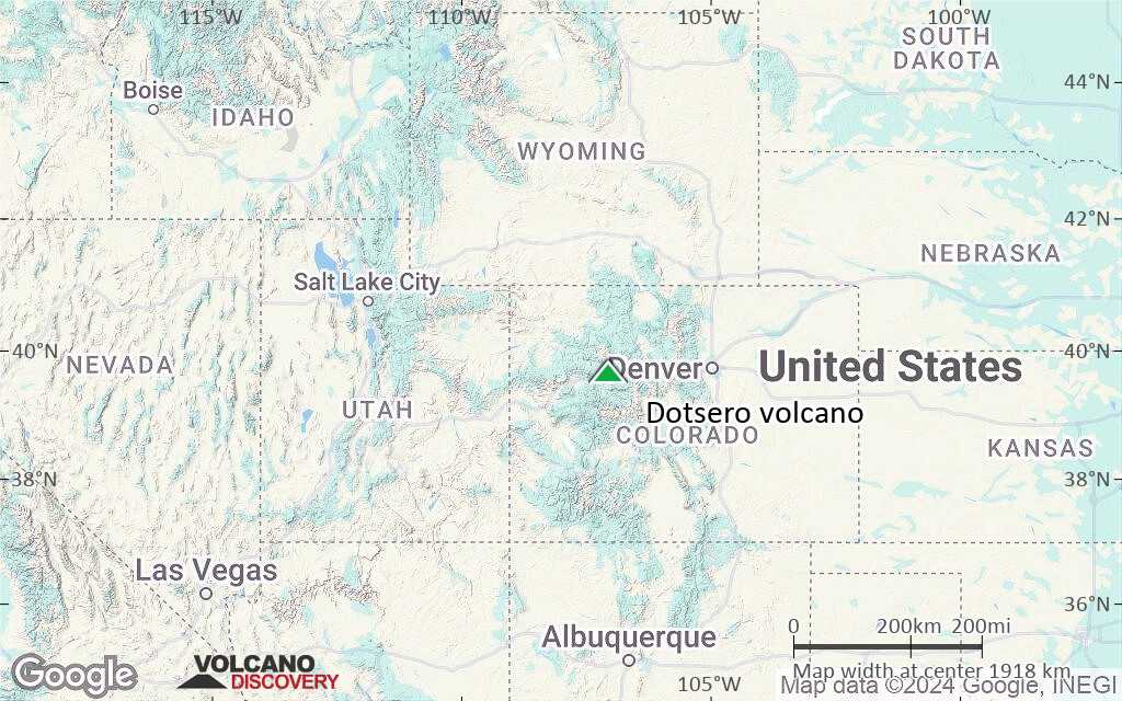 Terrain-type map of Dotsero volcano (region scale medium)