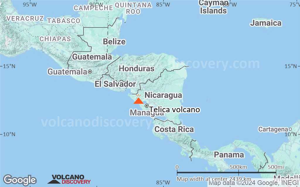 Terrain-type map of Telica volcano (region scale medium)
