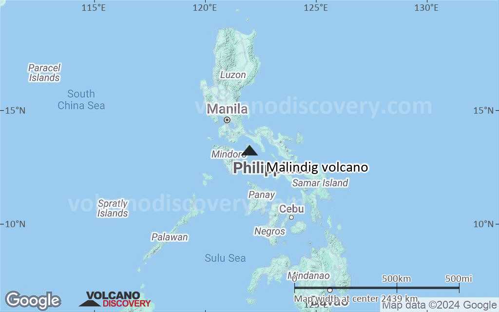 Terrain-type map of Malindig volcano (region scale medium)