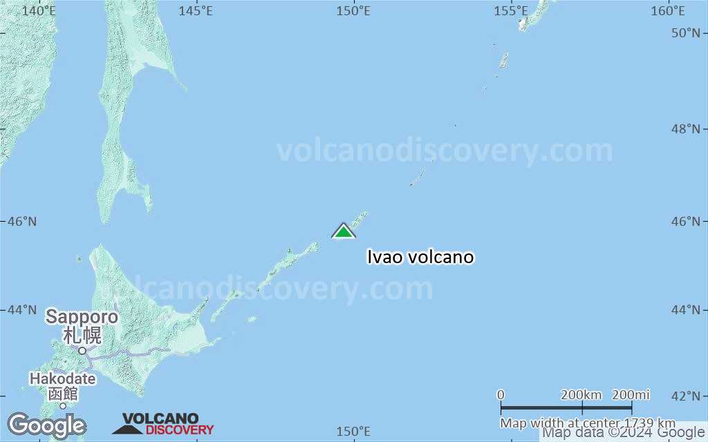 Terrain-type map of Ivao volcano (region scale medium)