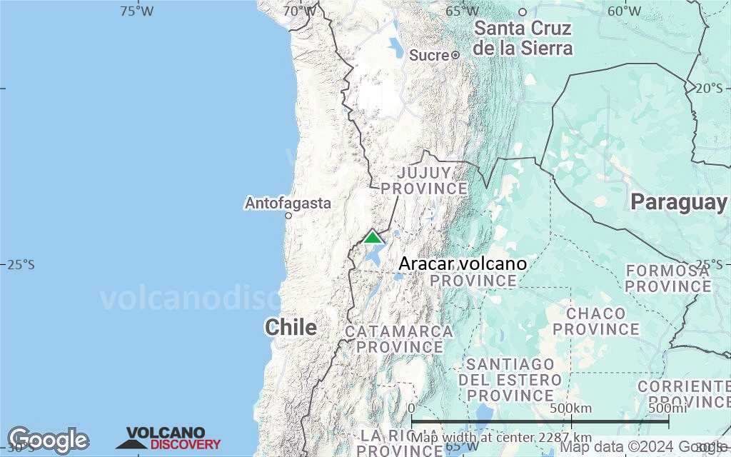 Terrain-type map of Aracar volcano (region scale medium)