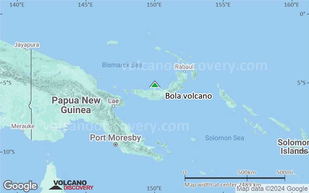 Terrain-type map of Bola volcano (region scale medium)