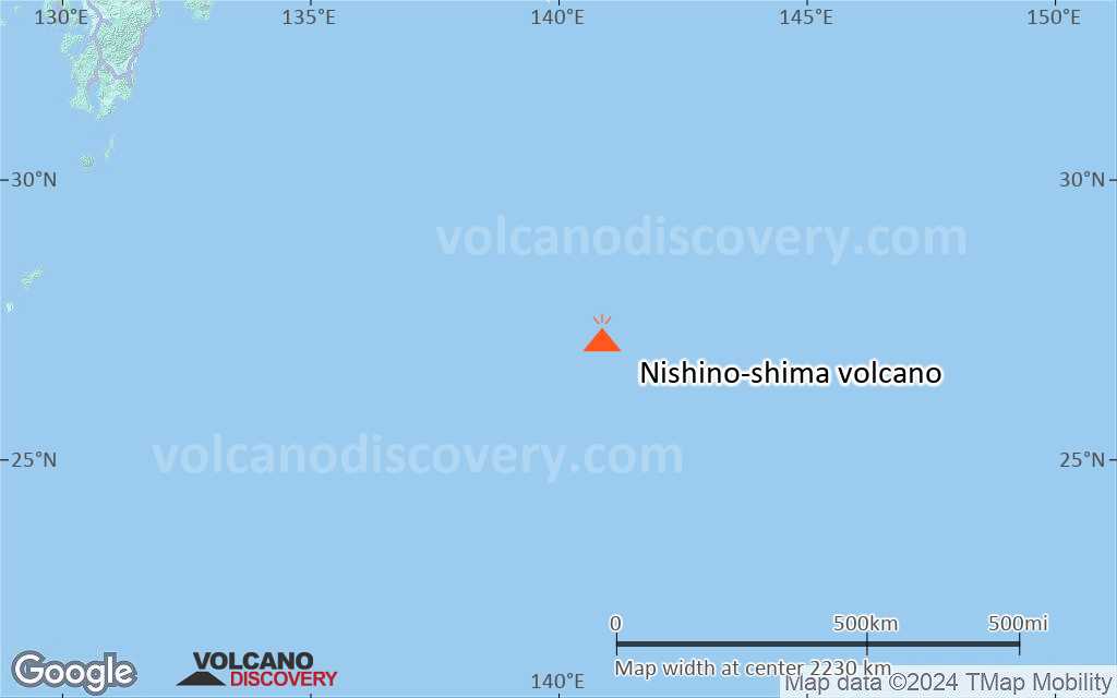 Terrain-type map of Nishino-shima volcano (region scale medium)