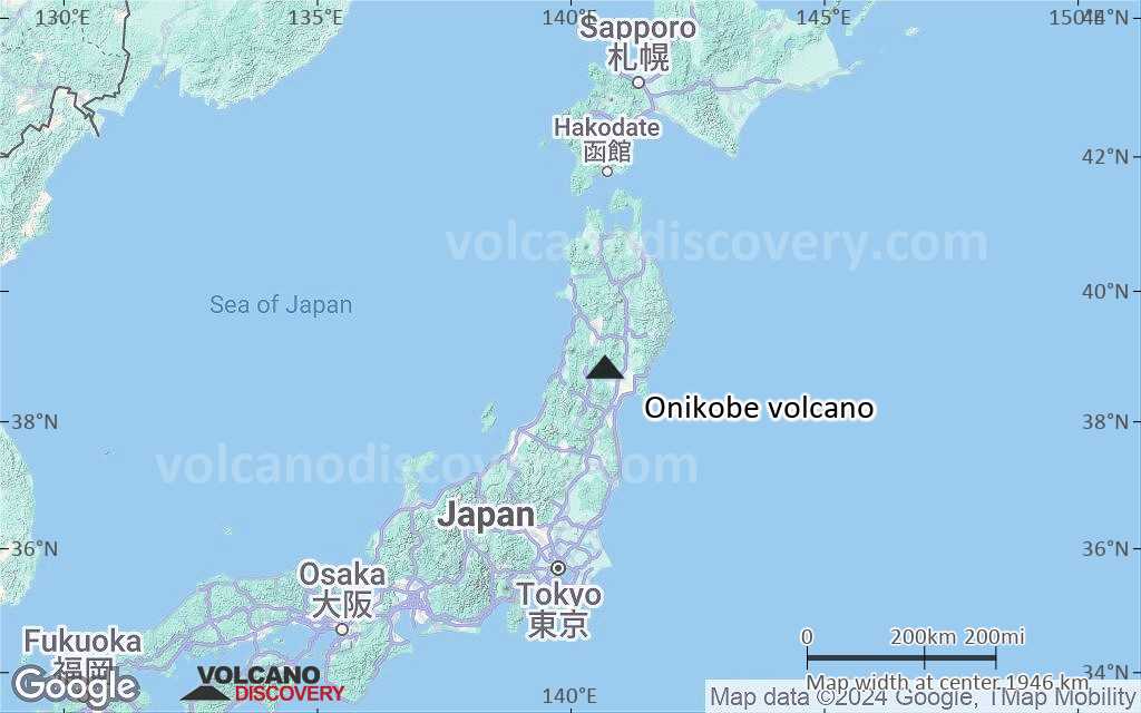 Terrain-type map of Onikobe volcano (region scale medium)