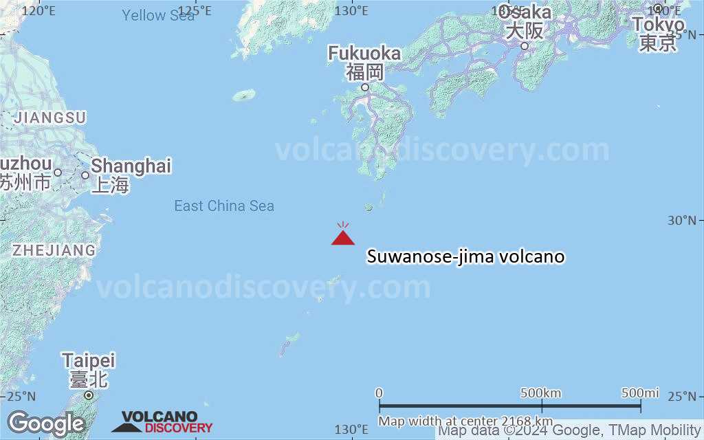 Terrain-type map of Suwanose-jima volcano (region scale medium)
