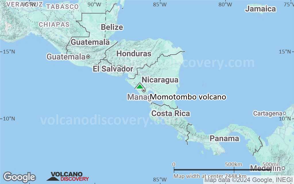 Terrain-type map of Momotombo volcano (region scale medium)