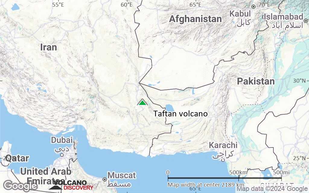 Terrain-type map of Taftan volcano (region scale medium)