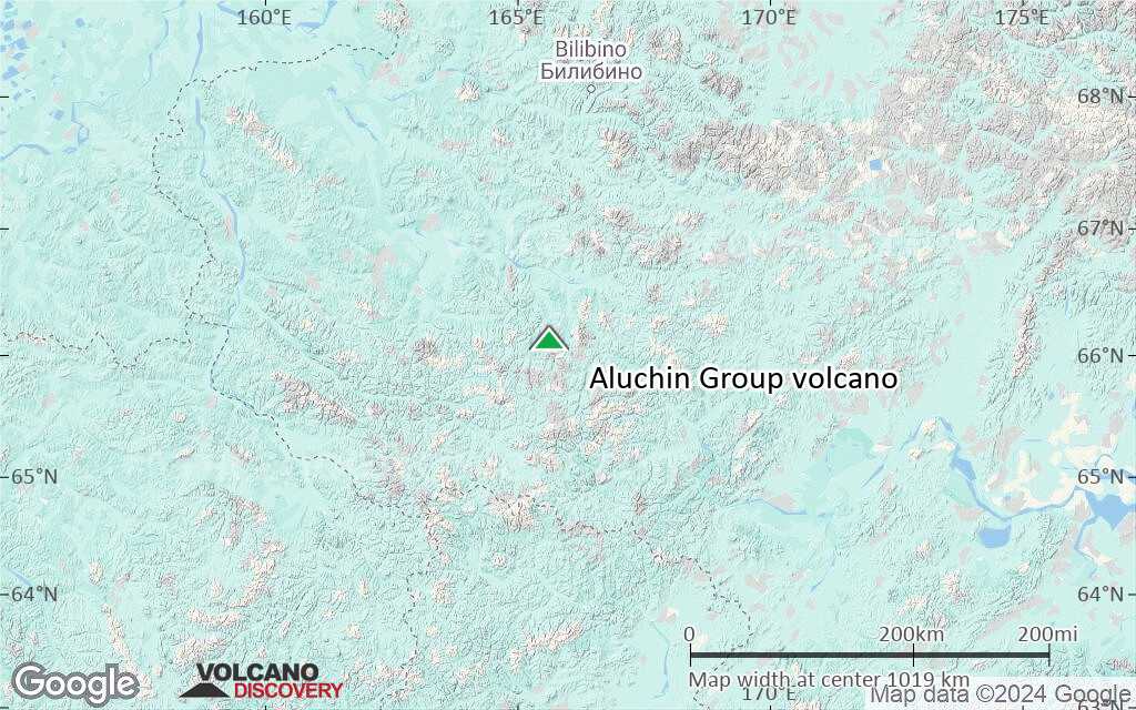 Terrain-type map of Aluchin Group volcano (region scale medium)