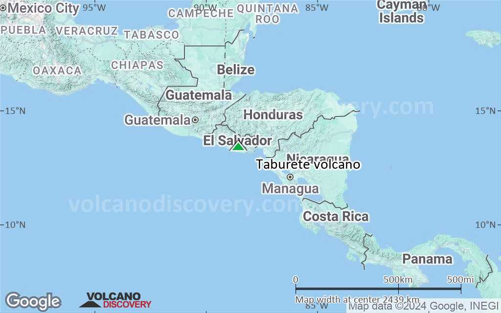 Terrain-type map of Taburete volcano (region scale medium)