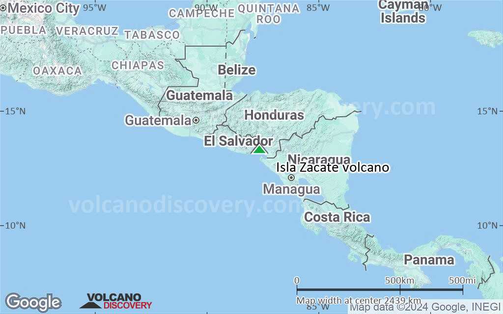 Terrain-type map of Isla Zacate volcano (region scale medium)