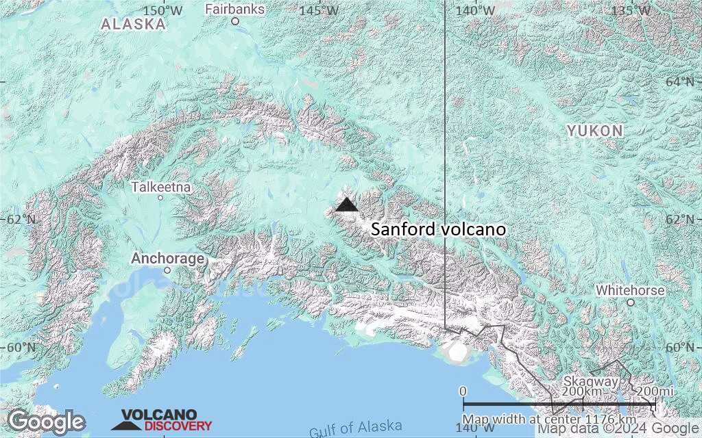 Terrain-type map of Sanford volcano (region scale medium)