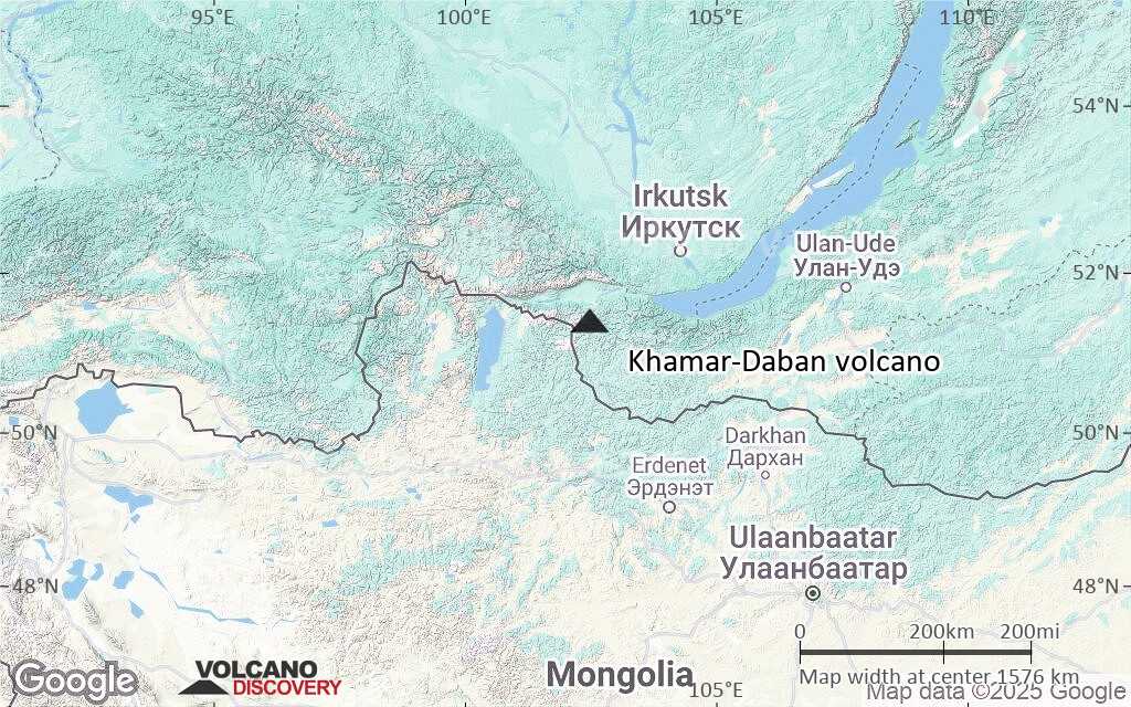 Terrain-type map of Khamar-Daban volcano (region scale medium)